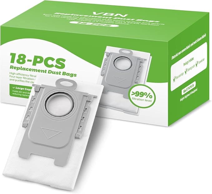 Premium deal: VBN 18-Pack Dust Bags for Roborock