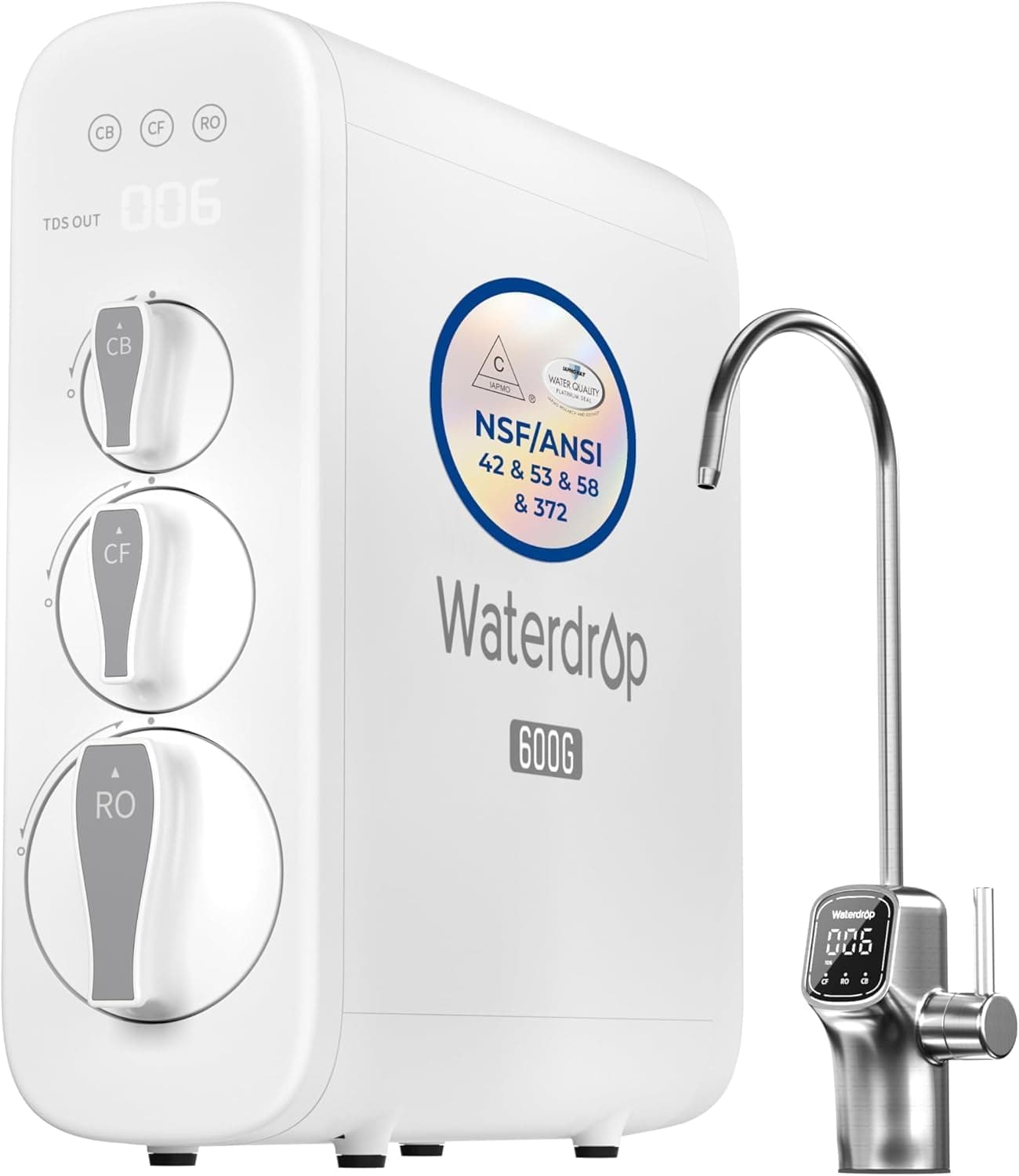 Premium deal: Waterdrop G3P600 Reverse Osmosis System