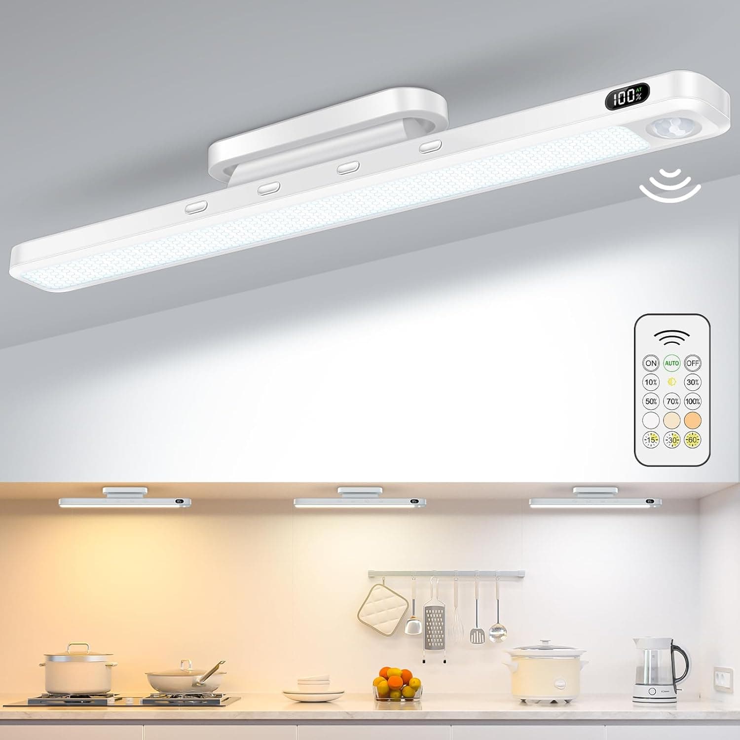 Premium deal: WILLED 3W Motion Sensor Rechargeable Light Bar with Remote