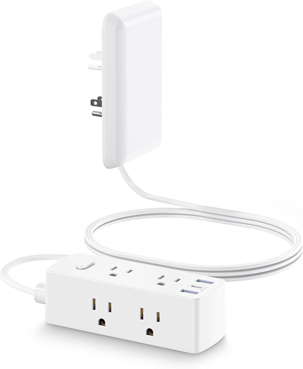 Premium deal: Olcorife Flat Extension Cord with Outlet Cover