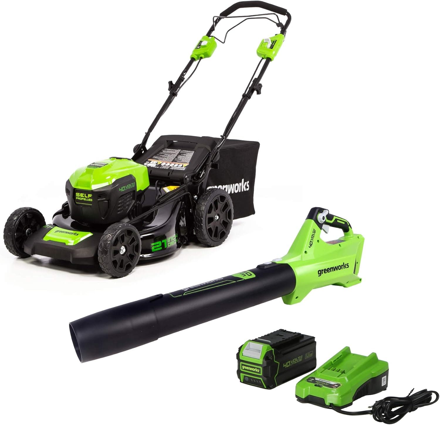 Premium deal: Greenworks 40V 21" Mower & Blower Kit